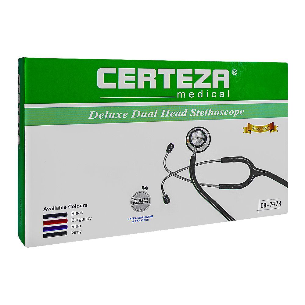 Certeza Delux Dual Head Stethoscope, CR-747PX - Main Image