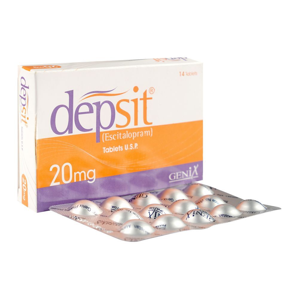 Genix Pharma Depsit Tablet, 20mg, 14-Pack - Main Image
