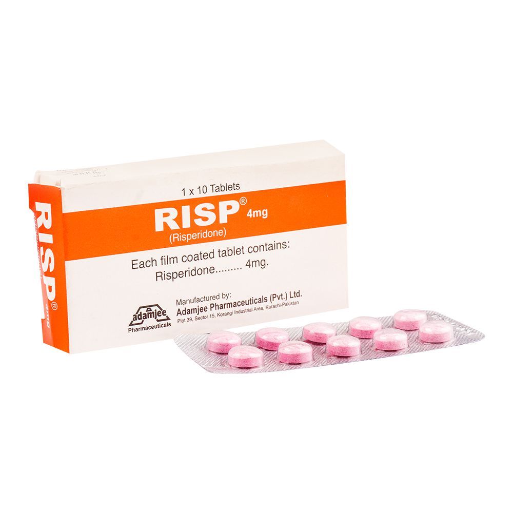Adamjee Pharmaceuticals Risp Tablet, 4mg, 10-Pack - Main Image