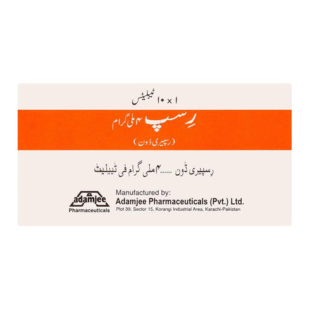 Adamjee Pharmaceuticals Risp Tablet, 4mg, 10-Pack - Image 2