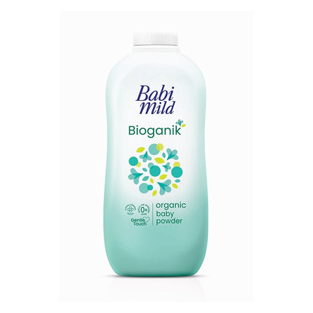 Babi Mild Bioganik Organic Baby Powder, Gentle For Newborn/0+ Years, Hypoallergenic Tested, 350g - Main Image