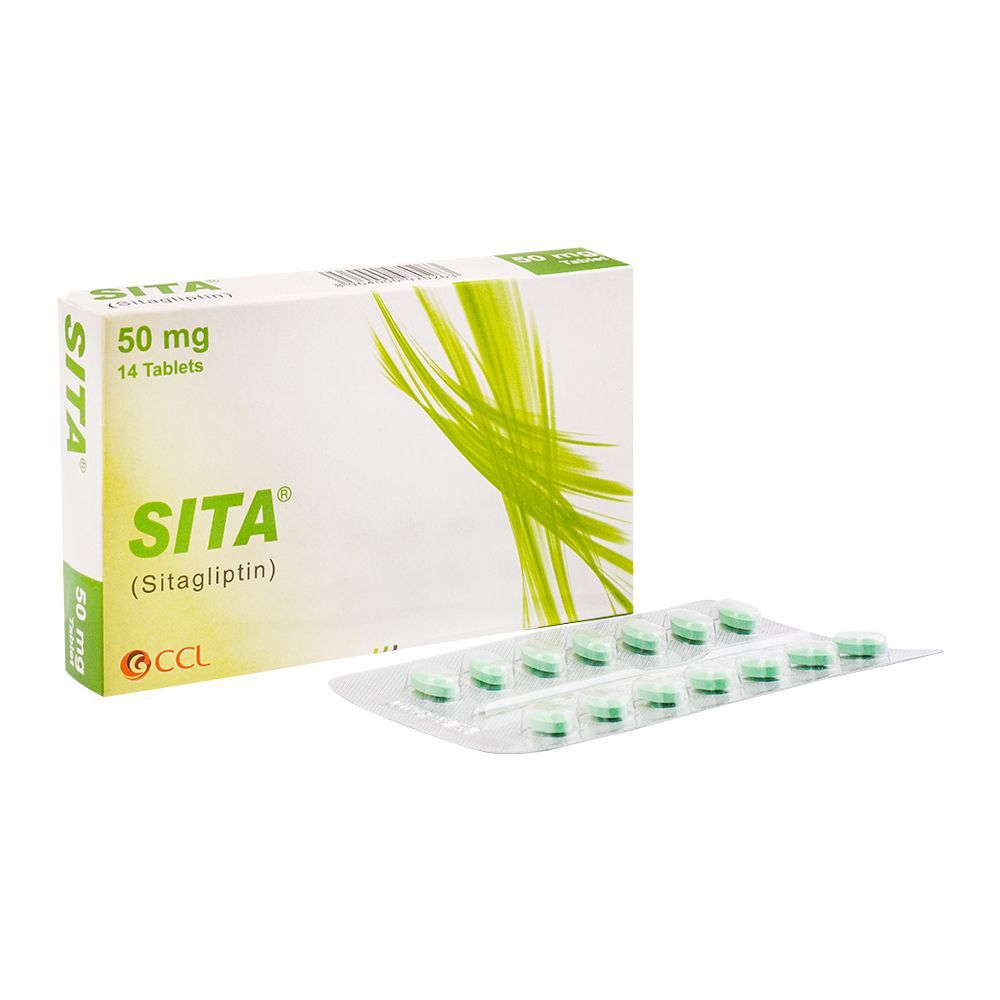 CCL Pharmaceuticals Sita Tablet, 50mg, 14-Pack - Main Image