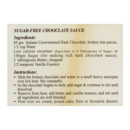 Italiano Cooking Chocolate, Unsweetened Dark Chocolate, 100g - Image 3