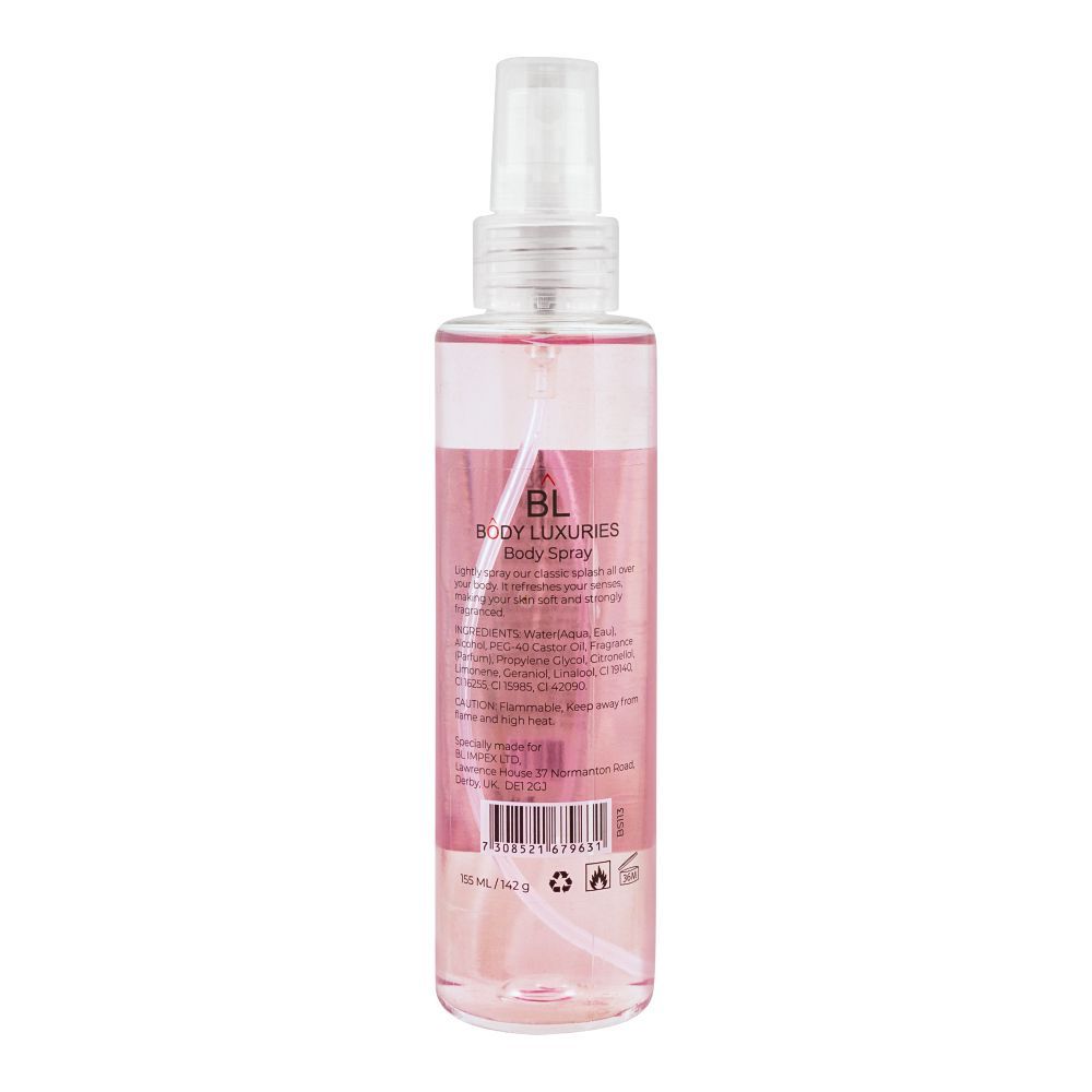 Body Luxuries Japanese Cherry Blossom Body Splash, 155ml - Image 2
