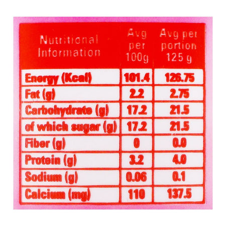 Millac Strawberry Fruit Yogurt, 250g - Image 4