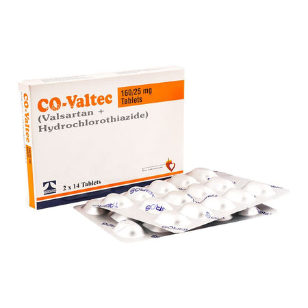 Tabros Pharma Co-Valtec Tablet, 160/25mg, 28-Pack - Main Image