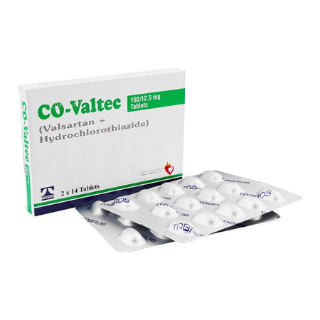 Tabros Pharma Co-Valtec Tablet, 160/12.5mg, 28-Pack - Main Image