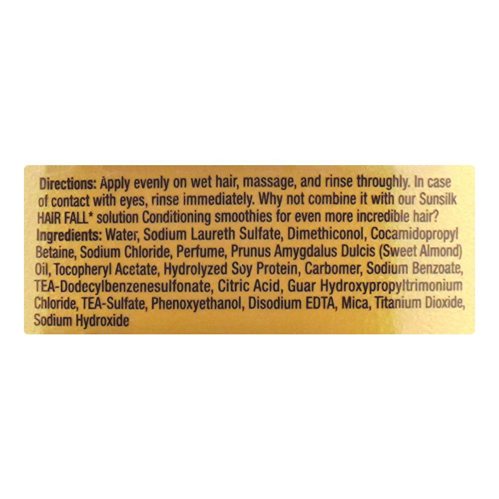 Sunsilk Anti Hair fall Golden Shampoo, For Thin Hair, 300ml - Image 3