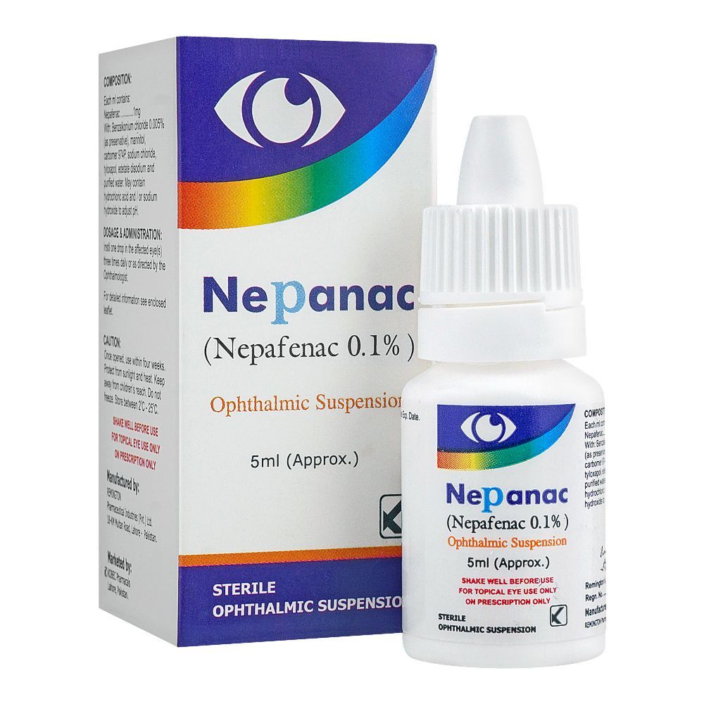 Kobec Pharma Nepanac Eye Drops, 5ml - Main Image
