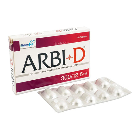 PharmEvo Arbi-D Tablet, 300/12.5mg, 10-Pack - Main Image