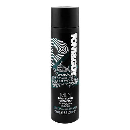 Toni & Guy Men Deep Clean Charcoal Extract Shampoo, 250ml - Main Image