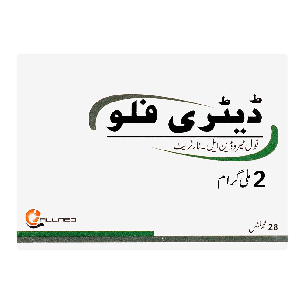 Allmed Laboratories Detriflow Tablet, 2mg, 28-Pack - Image 2