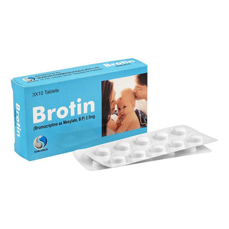 Shaigan Pharmaceuticals Brotin Tablet, 2.5mg, 30-Pack - Main Image