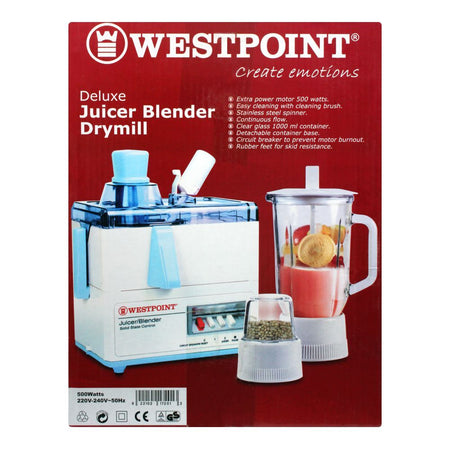 West Point Juicer Blender Drymill, 500W, WF-7201 - Image 3