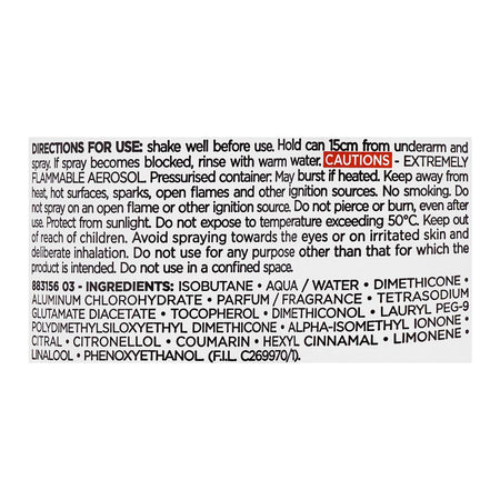 L'Oreal Paris Men Expert Shirt Protect Mark Frightening Anti-Perspirant Deodorant Spray, 250ml - Image 3