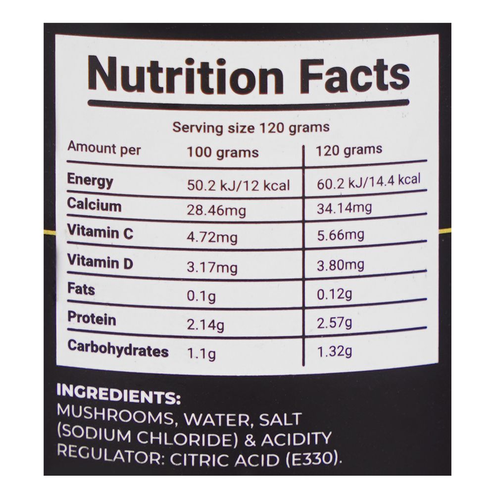 Sun Gold White Button Mushrooms Whole, 400g Tin - Image 4