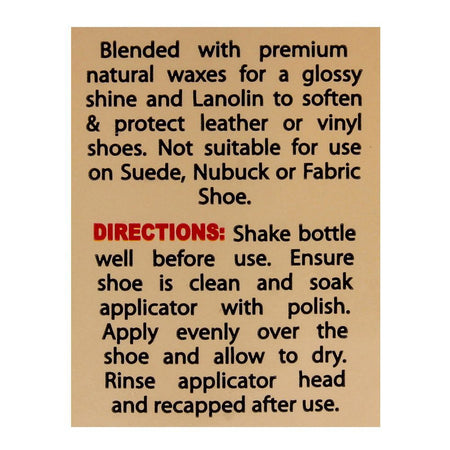 Yuppies Glo King Liquid Shoe Polish Neutral 75ml - Image 3