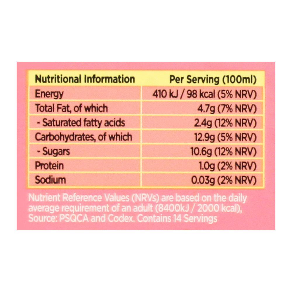 Omore Strawberry & Vanilla Frozen Dessert, Tub, 1400ml - Image 3