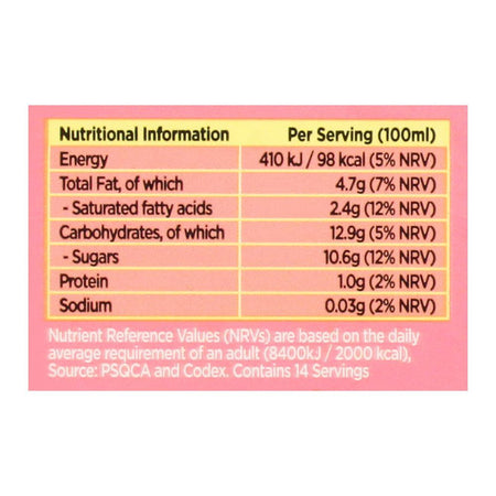 Omore Strawberry & Vanilla Frozen Dessert, Tub, 1400ml - Image 3