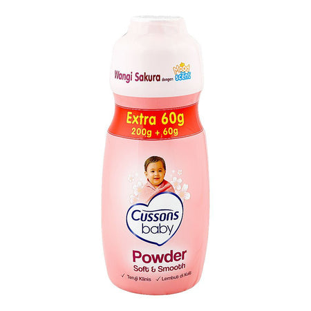 Cussons Soft & Smooth Baby Powder, 200g + 60g Extra - Main Image