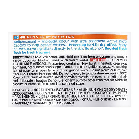 L'Oreal Paris Men Expert Fresh Extreme Ice Cool Effect Anti-Perspirant Deodorant Spray, 250ml - Image 3