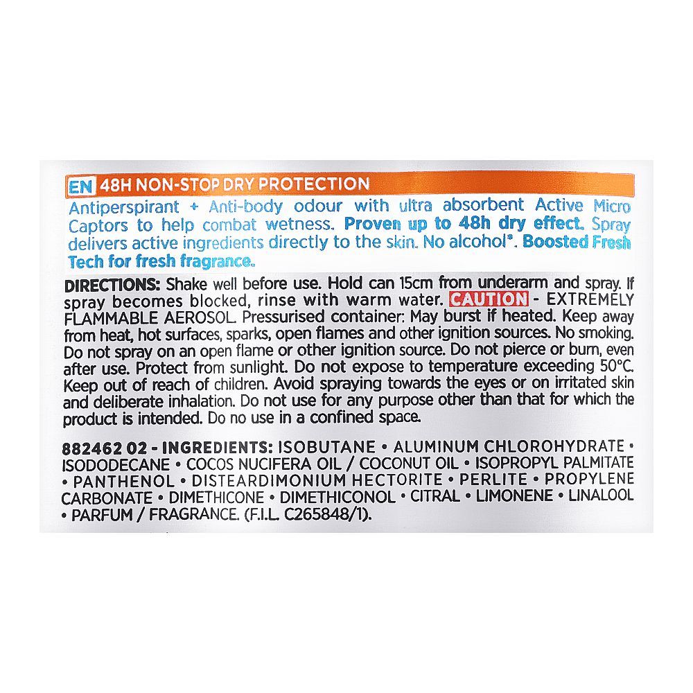 L'Oreal Paris Men Expert Fresh Extreme Ice Cool Effect Anti-Perspirant Deodorant Spray, 250ml - Image 3