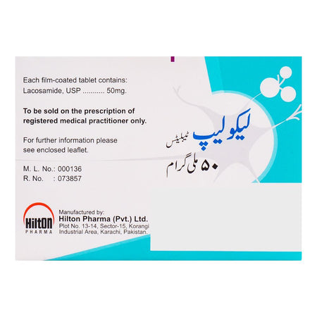 Hilton Pharma Lacolep Tablet, 50mg, 14-Pack - Image 2