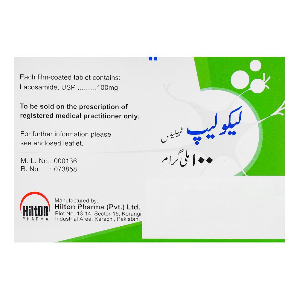 Hilton Pharma Lacolep Tablet, 100mg, 14-Pack - Image 2