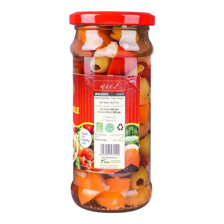 SMS Mixed Vegetables Pickle, 420g - Image 2