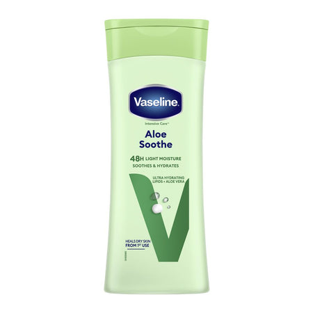 Vaseline Aloe Fresh Lotion, Lipids + Aloe Vera, For Dry Skin, 200ml - Image 2
