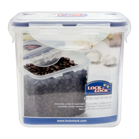 Lock & Lock Air Tight Rectangular Tall Food Container, 850ml, LLHPL808 - Image 2