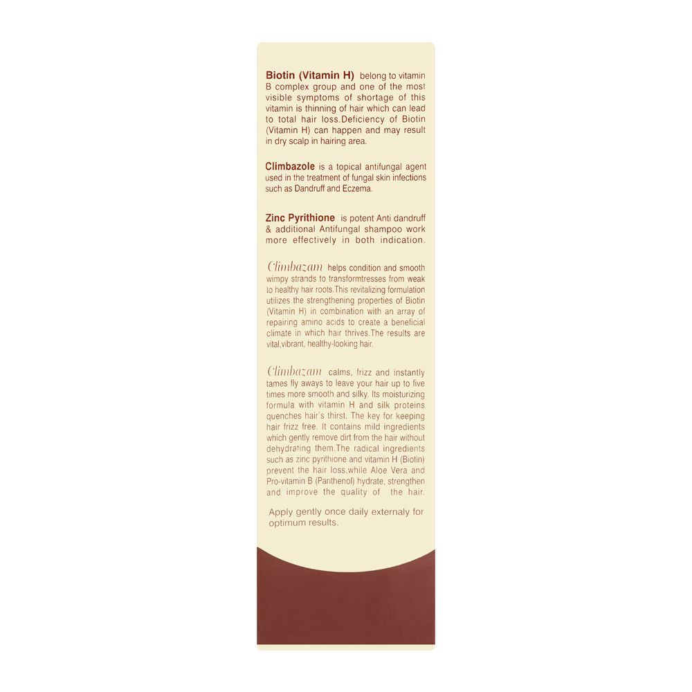 Climbazam Anti-Dandruff & Anti-Fungal Shampoo, Hair Fall Control & Scalp Care, 120ml - Image 2