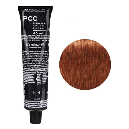 Indola PCC Fashion Permanent Hair Color Cream, 60ml, 6.4 Dark Blonde Copper - Main Image