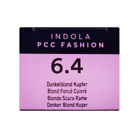 Indola PCC Fashion Permanent Hair Color Cream, 60ml, 6.4 Dark Blonde Copper - Image 6
