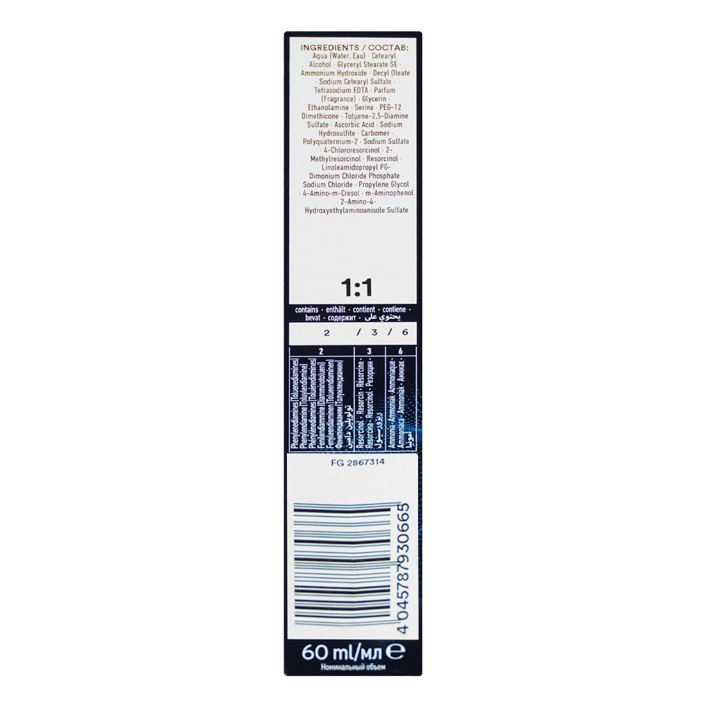 Indola PCC Natural Permanent Hair Color Cream, 60ml, 6.0 Dark Blonde - Image 4