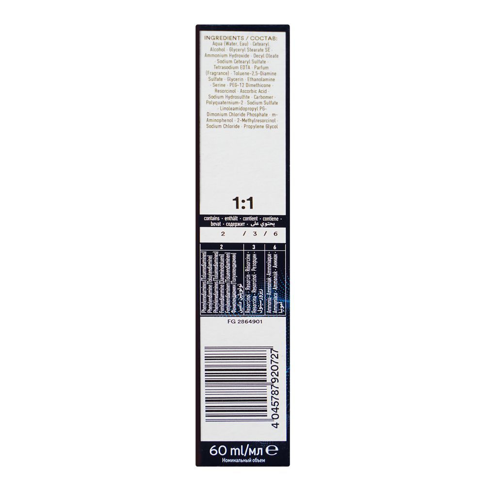 Indola PCC Natural Permanent Hair Color Cream, 60ml, 8.0 Light Blonde - Image 4