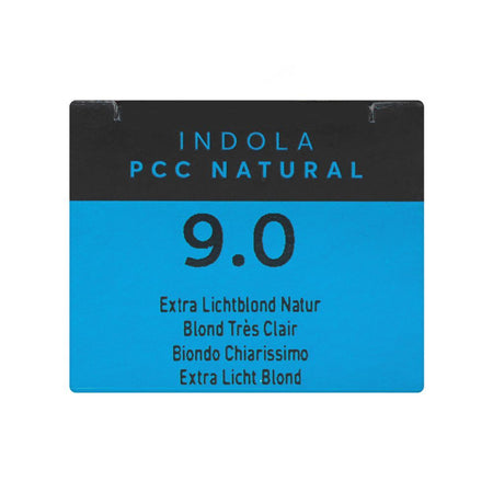 Indola PCC Natural Permanent Hair Color Cream, 60ml, 9.0 Very Light Blonde - Image 6