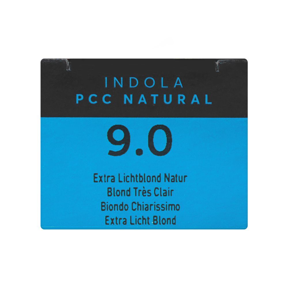 Indola PCC Natural Permanent Hair Color Cream, 60ml, 9.0 Very Light Blonde - Image 6