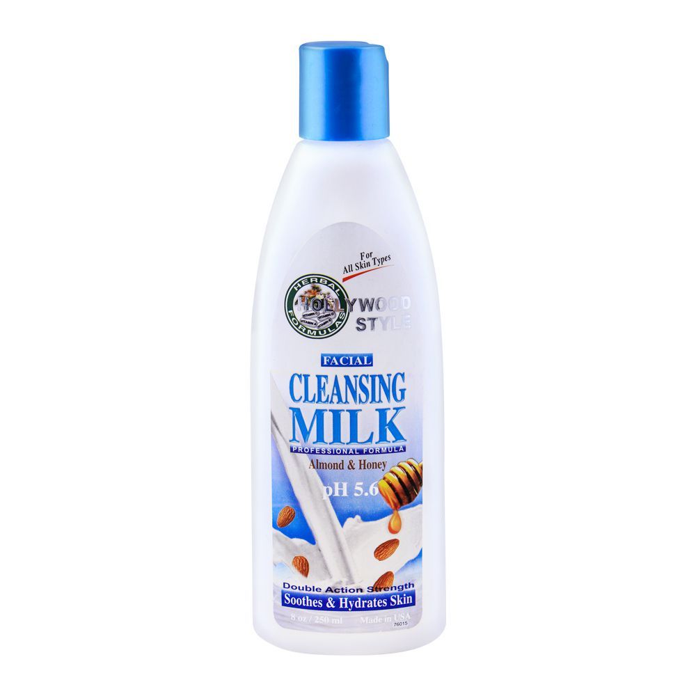 Hollywood Style Almond & Honey Facial Cleansing Milk 250ml - Main Image