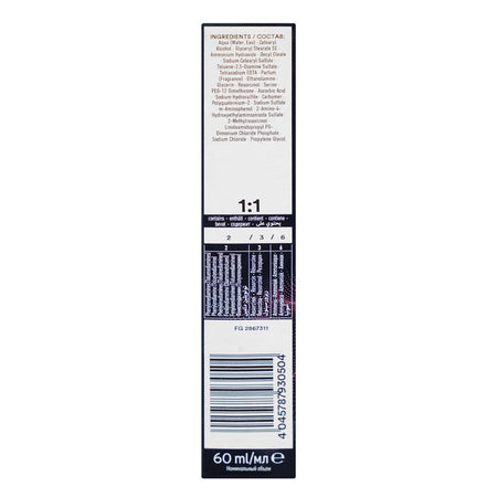 Indola PCC Cool & Neutral Permanent Hair Color Cream, 60ml, 6.1 Dark Blonde Ash - Image 4