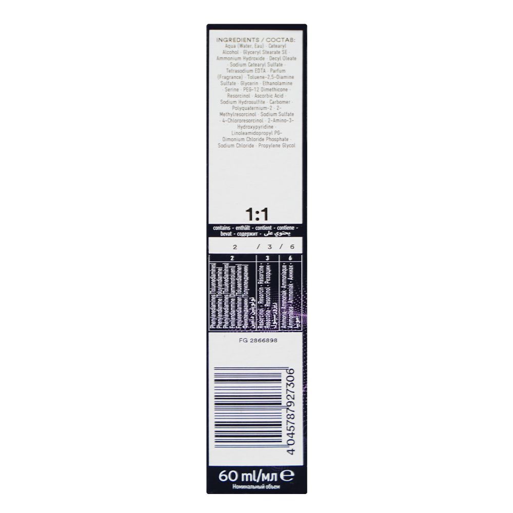 Indola PCC Fashion Permanent Hair Color Cream, 60ml, 7.3 Medium Blonde Gold - Image 4