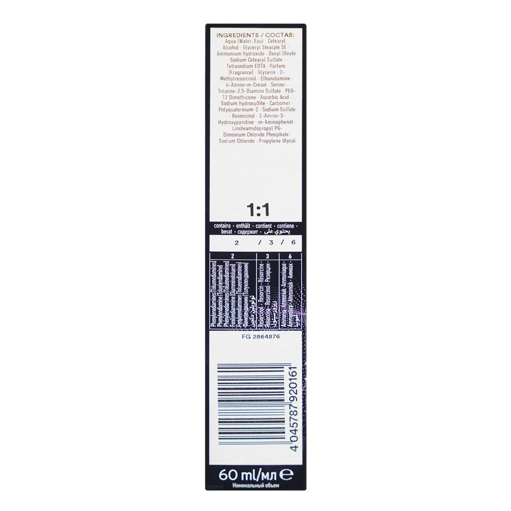 Indola PCC Fashion Permanent Hair Color Cream, 60ml, 8.3 Light Blonde Gold - Image 4