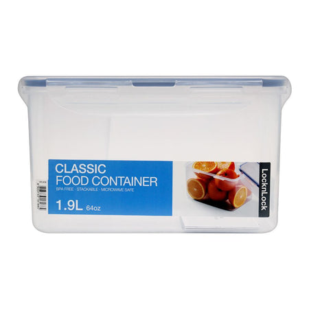 Lock & Lock Air Tight Rectangular Tall Food Container, 1.9L, LLHPL818 - Image 2