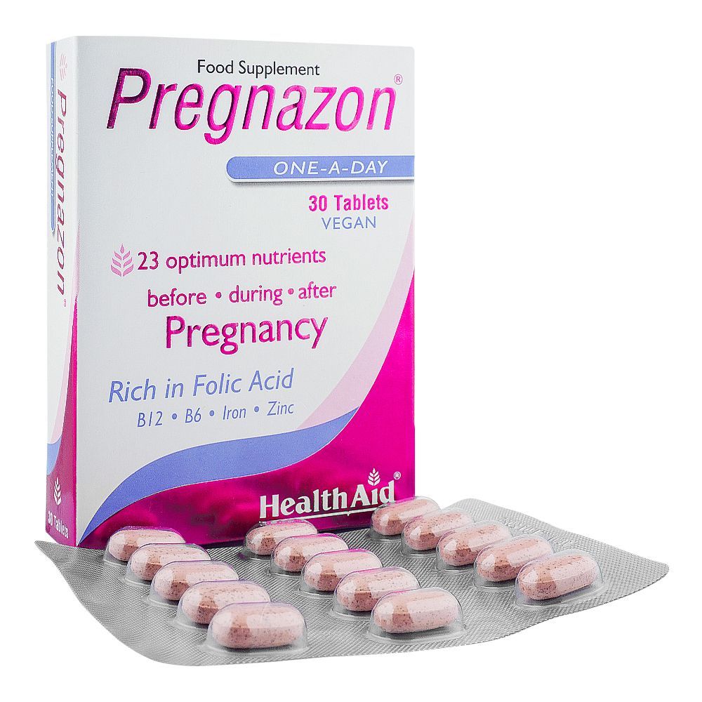 Nutra Zone Healthcare Pregnazone One A Day Tablet, 30-Pack - Main Image