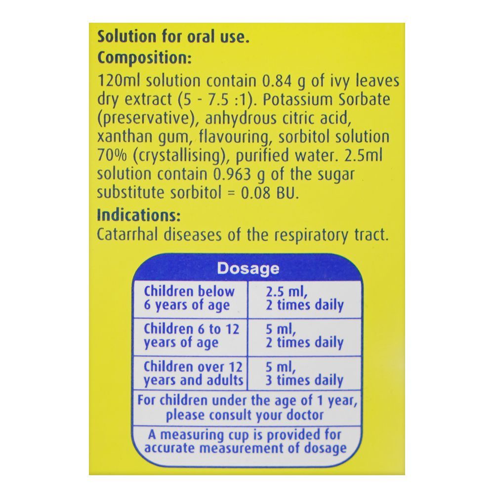 Prospan Cough Syrup, 120ml - Image 5