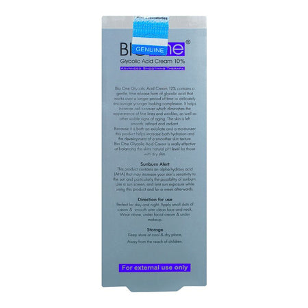 Whiz Laboratories Bio-One Glycolic Acid 10% Cream, 25g - Image 2