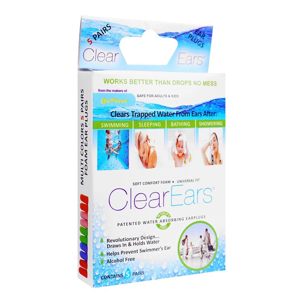 EarPlanes Comfort Ear Silicone Ear Plugs, 5-Pack - Main Image