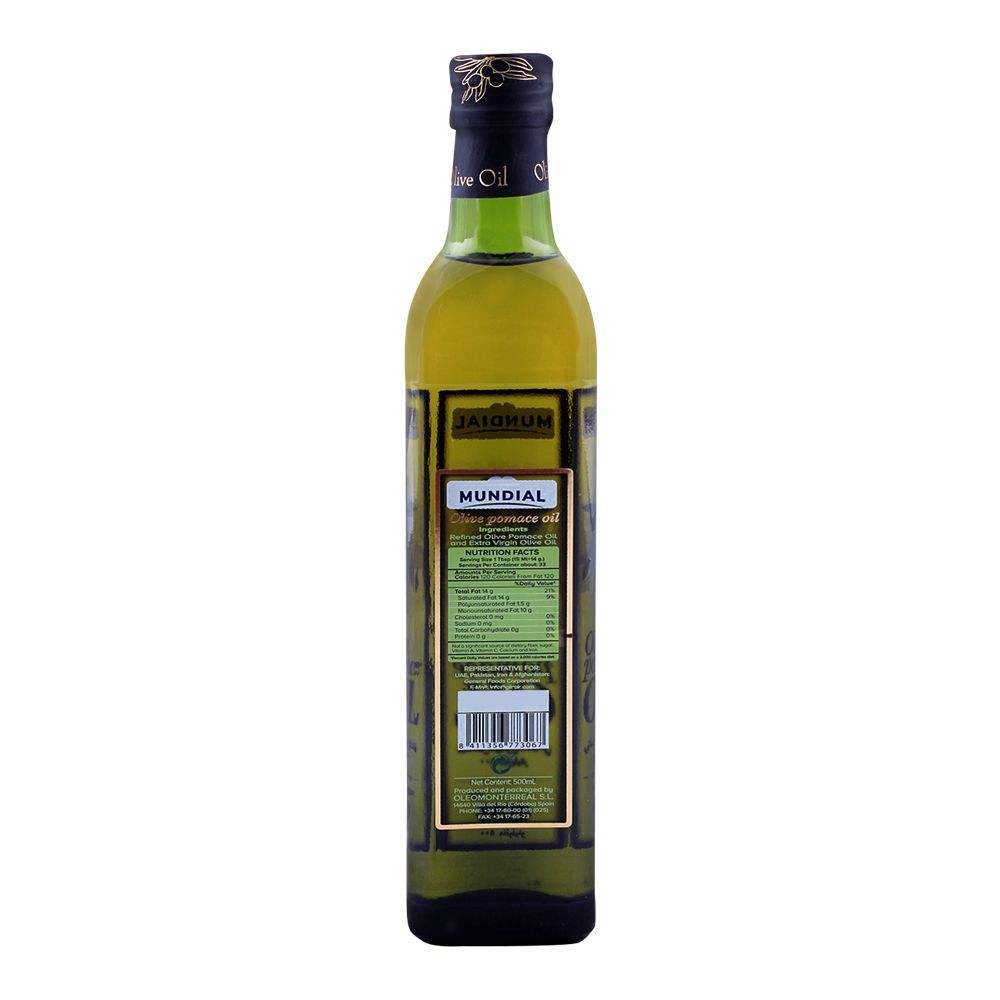 Mundial Olive Pomace Oil 500ml - Image 2