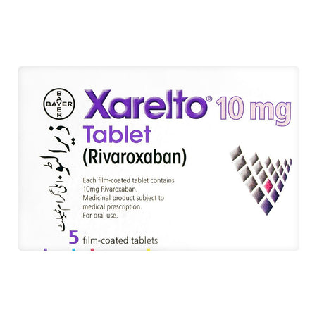 Bayer Pharmaceuticals Xarelto Tablet, 10mg, 5-Pack - Image 2