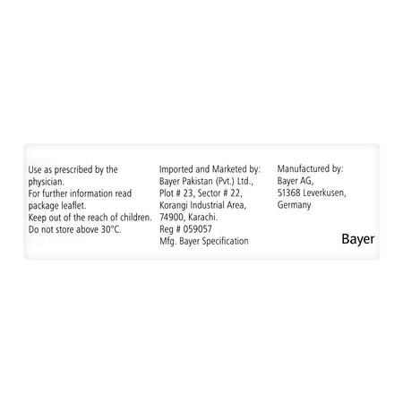 Bayer Pharmaceuticals Xarelto Tablet, 10mg, 5-Pack - Image 3